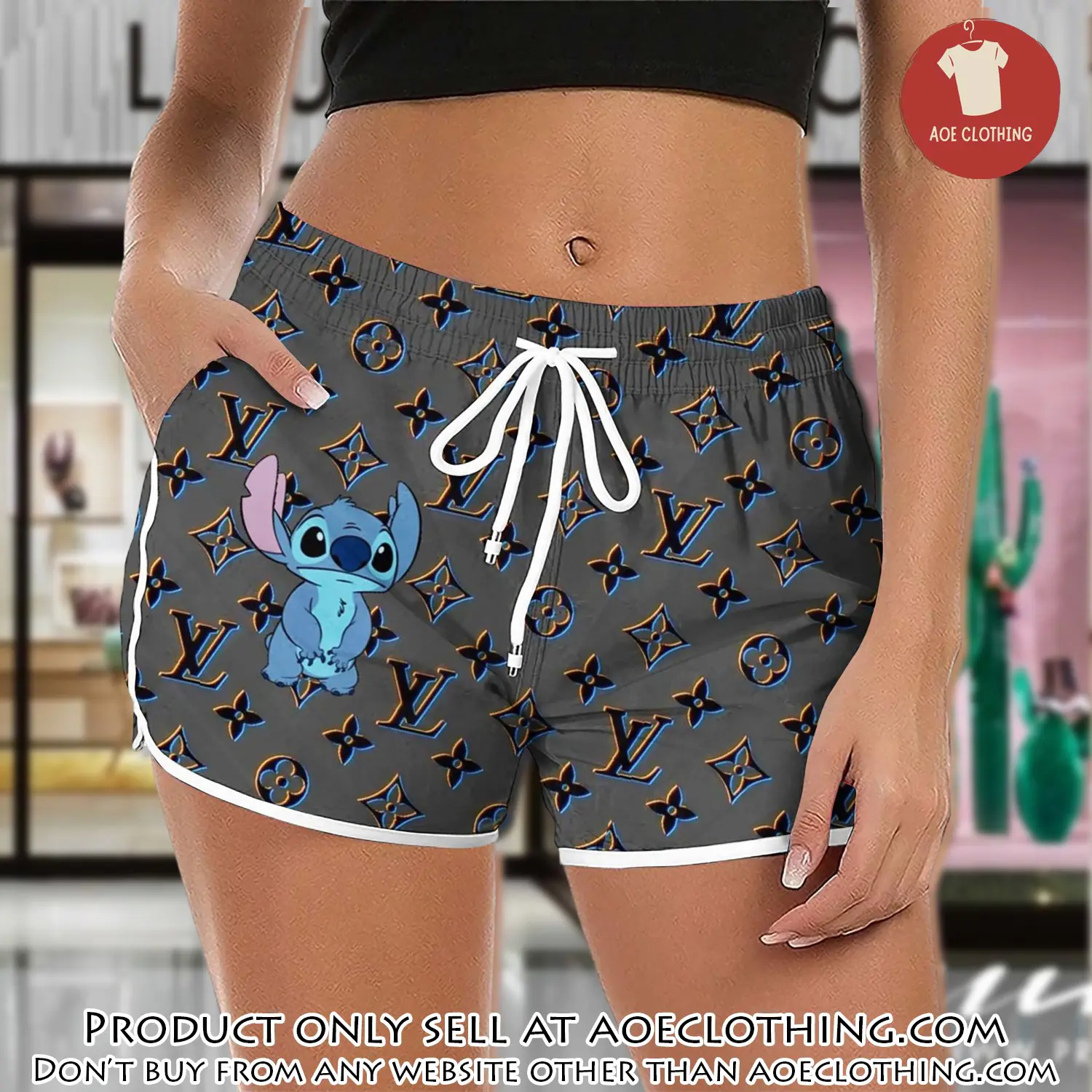 Limited edition lv women shorts lady beach shorts wms1026 aoe2608895